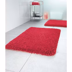 Badrumsmatta Spirella Highland Red 60 cm Rund