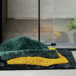 Badrumsmatta Spirella Highland D.Green 60 cm Rund