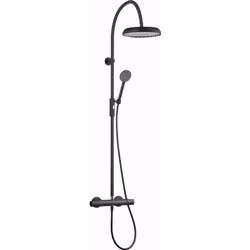 Takduschset Tapwell ARM5300-160 Mattsvart