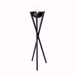 Côté Bougie Svart Fackla 120 cm