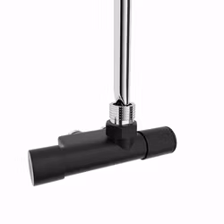 NH-ventil, manuell mattsvart högerutförande. 40 c/c Nordhem