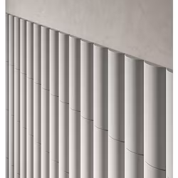 Kakel Lagom White Curvy 10x30