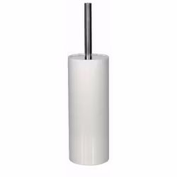 Toalettborste Spirella Tube Ribbed White