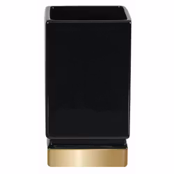 Tandborstmugg Spirella Roma Black/Gold