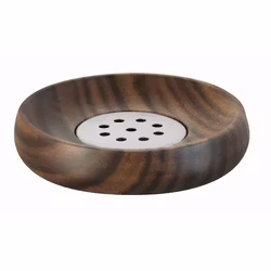 Tvålkopp Kleine Wolke Acaia Braun