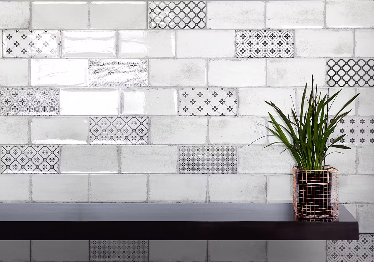 Kakel Vintage Blanco 10x20
