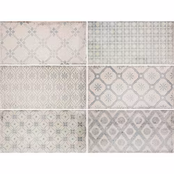 Kakel Vintage Decor Mix Beige 10x20