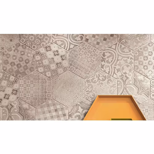 Klinker Rewind Hexa Dekor Cementine 21x18,2