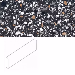 Sockel Klinker Alfalux Venexia Contarini 7,5x60 cm (14 st)