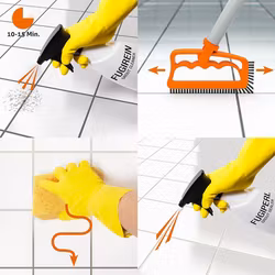 Fogborste FUGINATOR® Home orange/grey