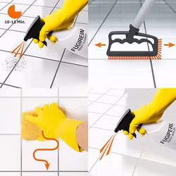 Fogborste FUGINATOR® Recycling grey/orange