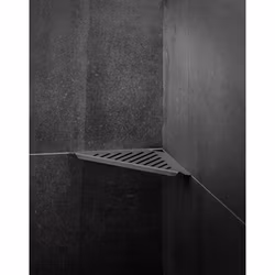 Duschhylla hörn New York Mörk Granit