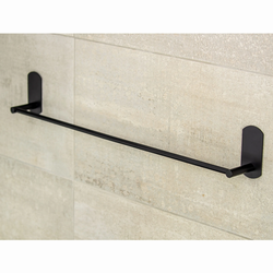 Handduksstång DesignBath Profile Line Matt Svart