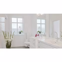 Kakel Nordik Vit Vågig 25x40