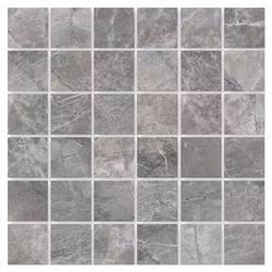Mosaik Lux Grigio Novalty Polerad Rect 4,7x4,7