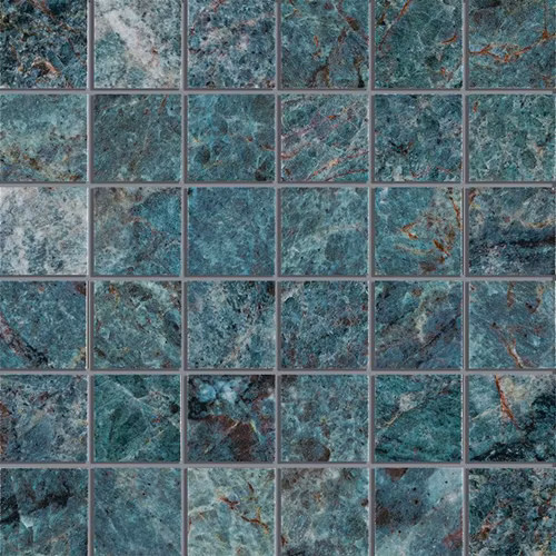 Mosaik Deluxe Green Polerad Rect 4,8x4,8