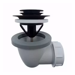 Bottenventil Alterna Badkar Svart