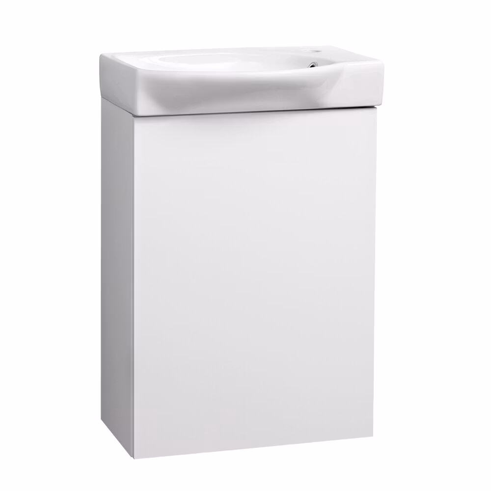 Tvättställsskåp Alterna Isabella 45 cm Vit Högblank