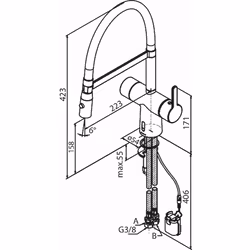 Köksblandare Damixa Silhouet Pro Touchless Krom