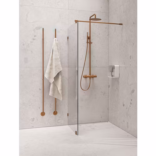 Handdukstork INR Line Borstad Brons 1750 mm