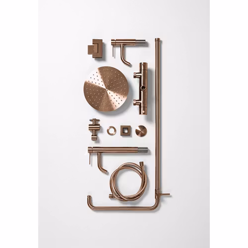 Handdukstork INR Line Borstad Brons 1750 mm