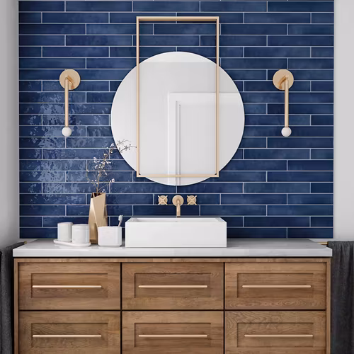 Kakel Amano Ocean Blue Gloss 6,5x40