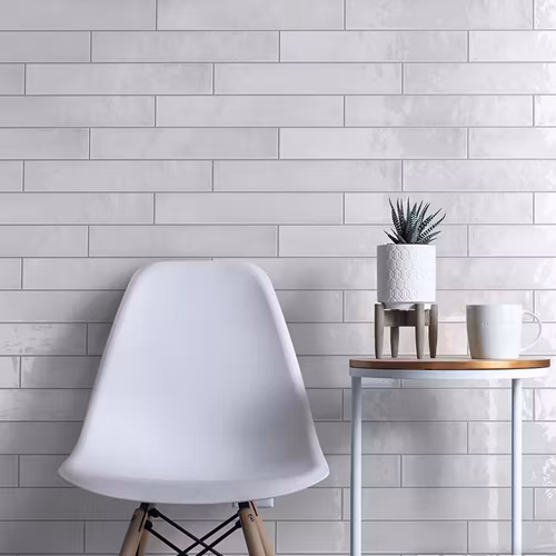 Kakel Amano White Gloss 6,5x40