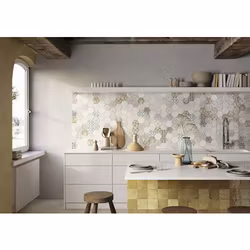Kakel Small Amalfi Hexagon 12,4x10,7