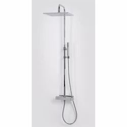 Takduschset Duschbyggarna Kvadrat 320 med Stonemix Termostatblandare