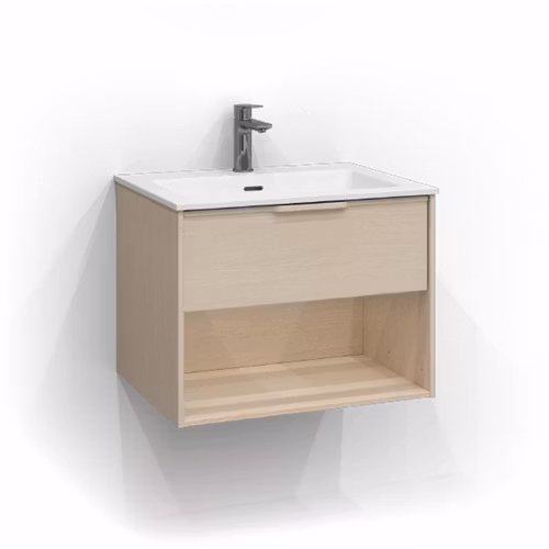 Tvättställsskåp Svedbergs Epos 60x45 1 Låda och Öppen