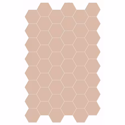 Klinker Hexa Floor Rosy Blush 14x16