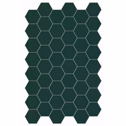 Klinker Hexa Floor Green Echo 14x16