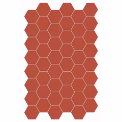 Klinker Hexa Floor Cherry Pie 14x16