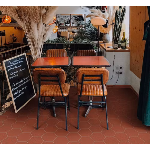 Klinker Hexa Floor Black Swan 14x16