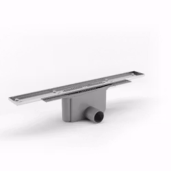 Golvbrunn Purus Line 600 utan Sil, 50 mm Sidoutlopp