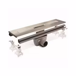 Golvbrunn Unidrain Grundpaket 3004, Linje Friliggande med 75 mm Sidoutlopp
