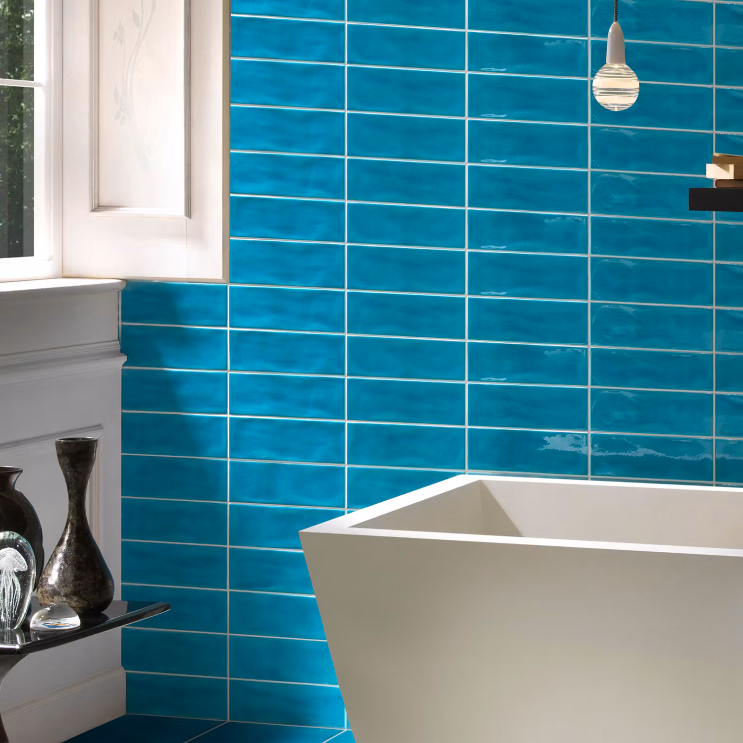 Kakel Kraklé Turkos 10x30