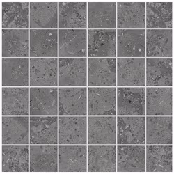 Mosaik Gotland Mörkgrå 4,8x4,8