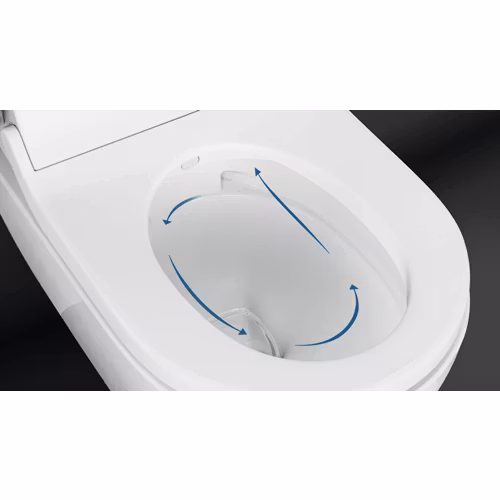 Golvstående Duschtoalett Geberit Aquaclean Tuma Classic