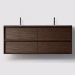 Tvättställsskåp Haven H2 140 cm Dubbelt Handfat