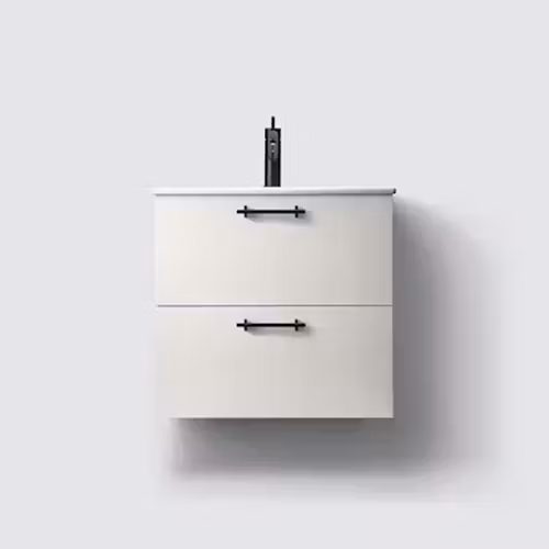 Tvättställsskåp Haven H3/60 Slim med Porslinshandfat