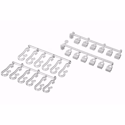 Glid & krok Stabil silver-klar