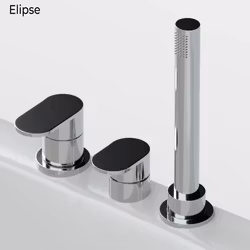 Badkarsblandare Comfornette Elipse Kromfärgad