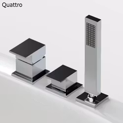 Badkarsblandare Comfornette Quattro Kromfärgad