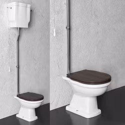 Toalettstol LH Classic Högspolande