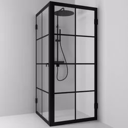 Hörndusch Svedbergs 180° Rista med Dörr