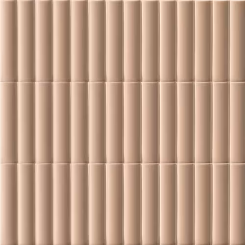 Kakel Fluted Terracotta 10x30