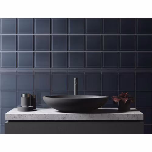 Kakel Capture Blue Gloss 15x15