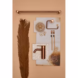 Handduksstång Damixa Silhouet Borstad Koppar pvd 500 mm