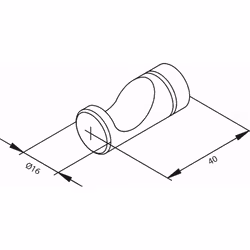 Handdukskrok Damixa Silhouet (2-pack) steel pvd